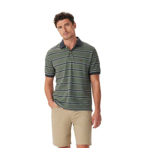 R.M. Williams Brunswick Stripe Polo